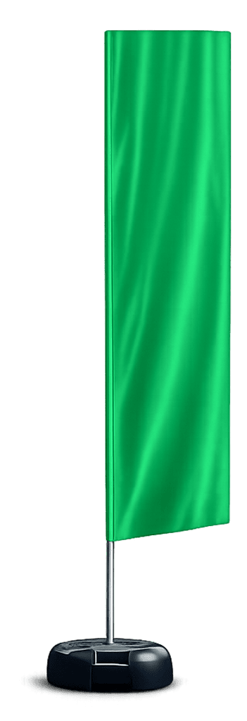 Wind banner modelo retangular
